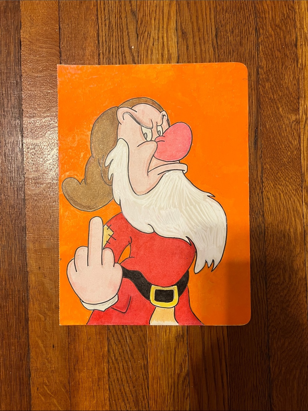 Grumpy Dwarf artwork done by me